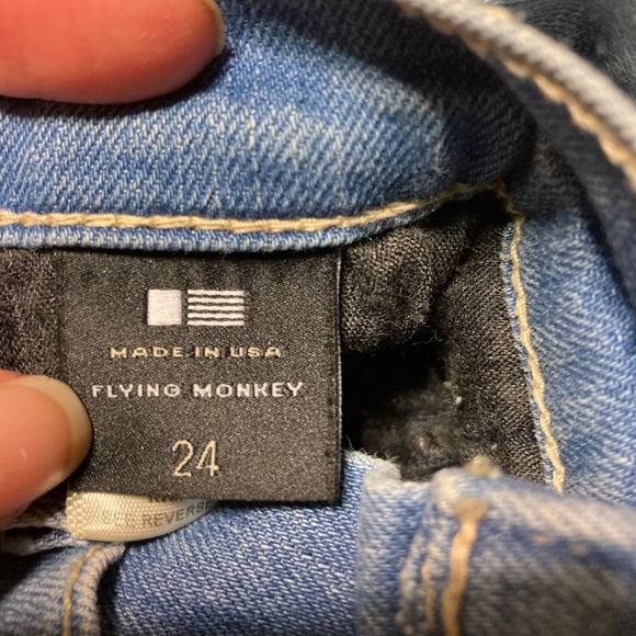 Flying Money Platinum Distress Raw Hem Skinny Jean - Picture 7 of 10